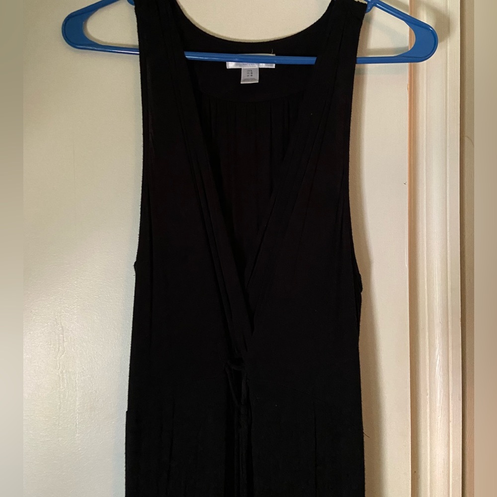 Motherhood Maternity black maxi dress, size Large